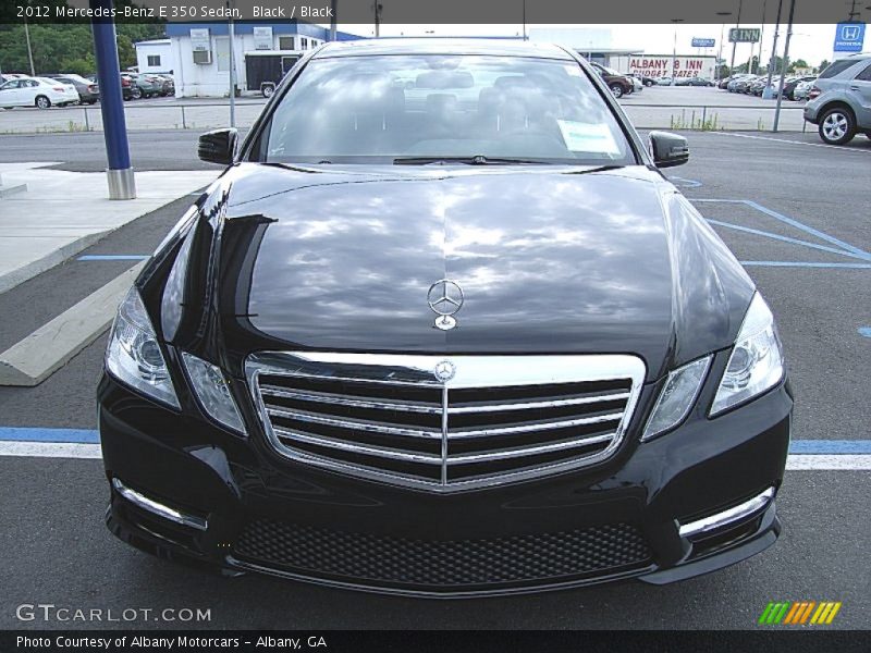 Black / Black 2012 Mercedes-Benz E 350 Sedan