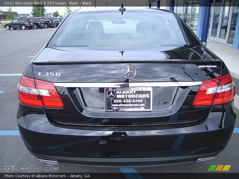 Black / Black 2012 Mercedes-Benz E 350 Sedan