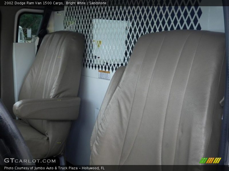 Bright White / Sandstone 2002 Dodge Ram Van 1500 Cargo