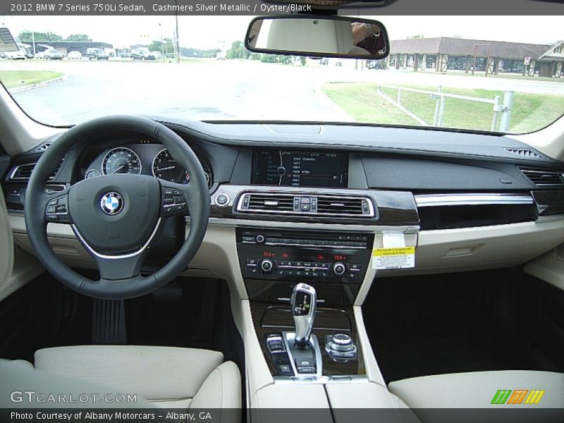 Cashmere Silver Metallic / Oyster/Black 2012 BMW 7 Series 750Li Sedan