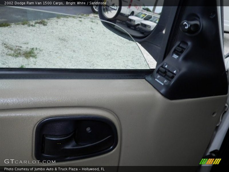 Bright White / Sandstone 2002 Dodge Ram Van 1500 Cargo