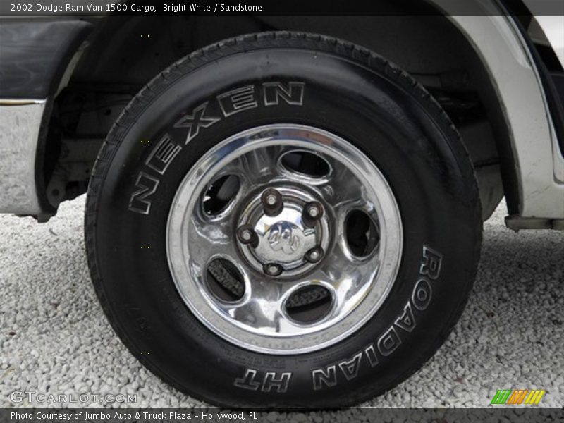 Bright White / Sandstone 2002 Dodge Ram Van 1500 Cargo