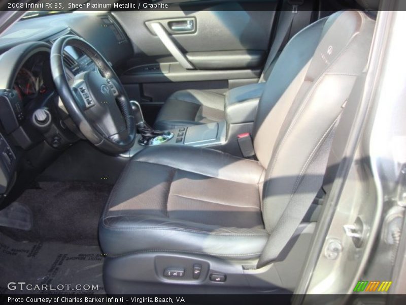 Sheer Platinum Metallic / Graphite 2008 Infiniti FX 35