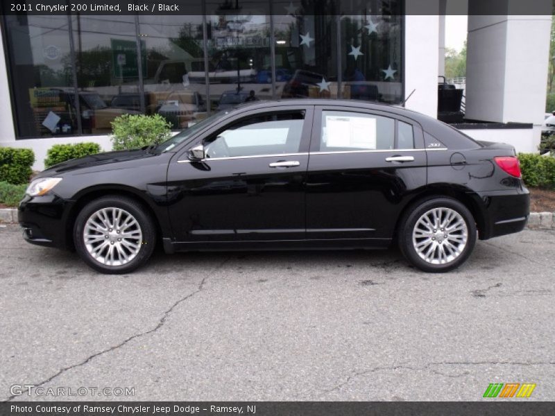 Black / Black 2011 Chrysler 200 Limited