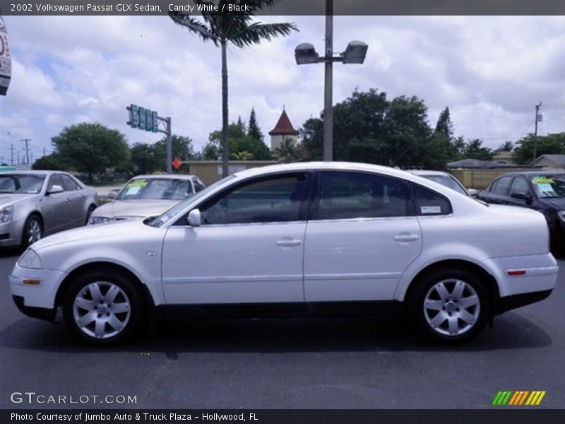 Candy White / Black 2002 Volkswagen Passat GLX Sedan