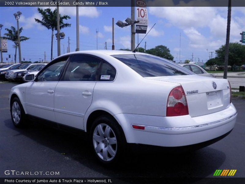 Candy White / Black 2002 Volkswagen Passat GLX Sedan