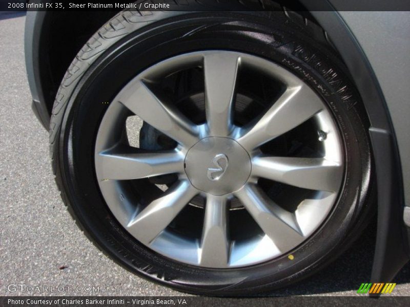 Sheer Platinum Metallic / Graphite 2008 Infiniti FX 35