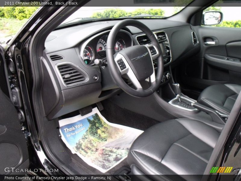 Black / Black 2011 Chrysler 200 Limited