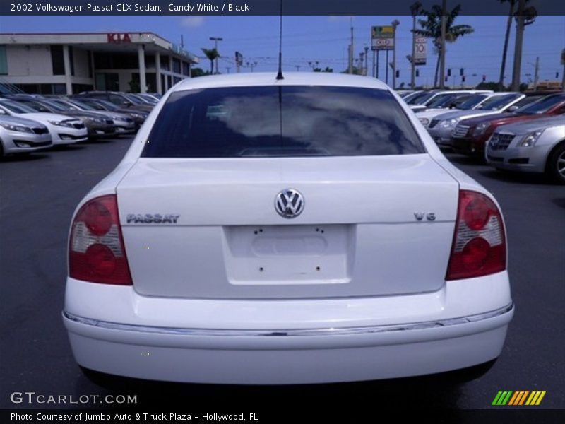 Candy White / Black 2002 Volkswagen Passat GLX Sedan