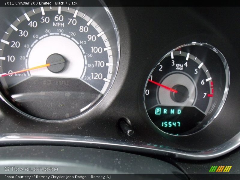 Black / Black 2011 Chrysler 200 Limited
