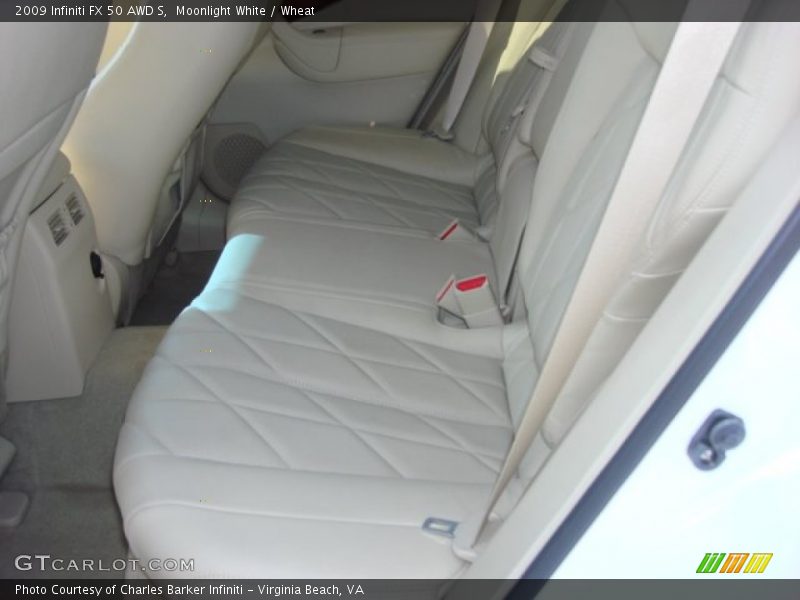 Moonlight White / Wheat 2009 Infiniti FX 50 AWD S