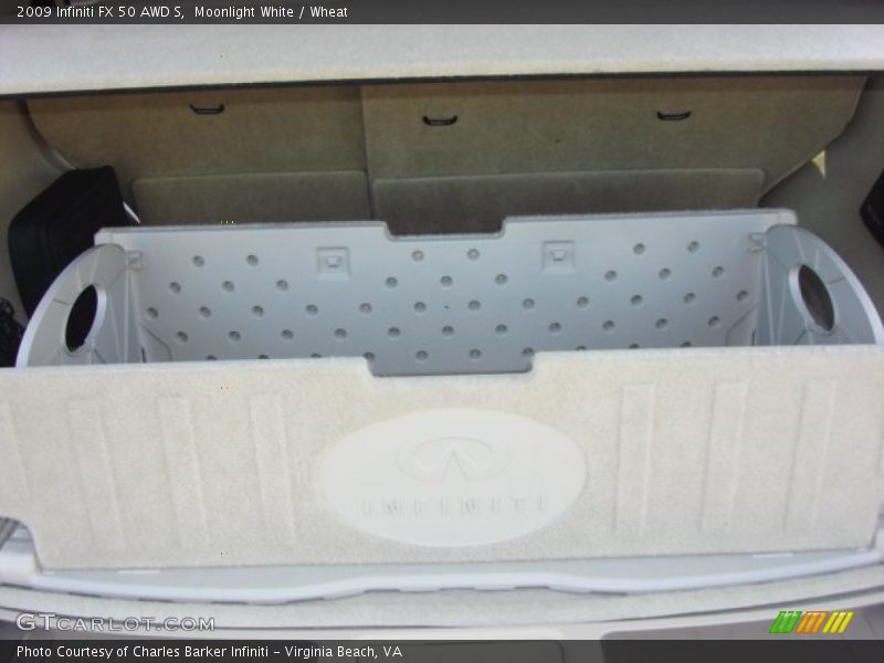 Moonlight White / Wheat 2009 Infiniti FX 50 AWD S