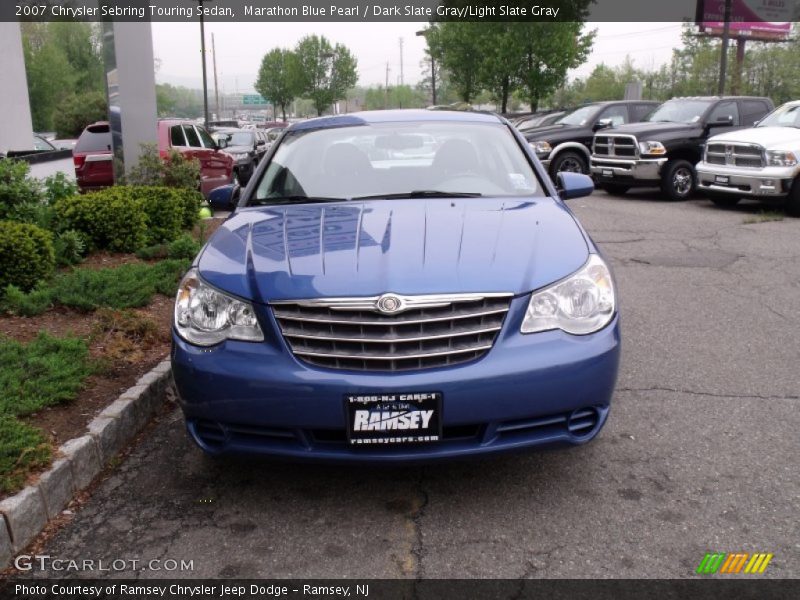 Marathon Blue Pearl / Dark Slate Gray/Light Slate Gray 2007 Chrysler Sebring Touring Sedan