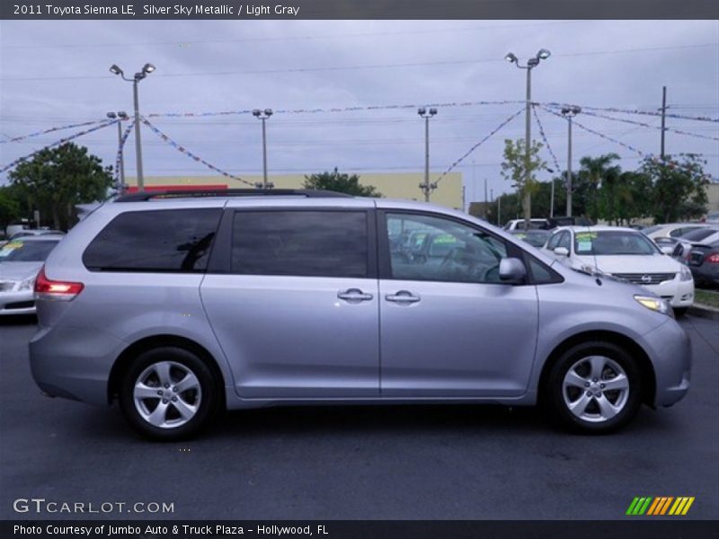 Silver Sky Metallic / Light Gray 2011 Toyota Sienna LE