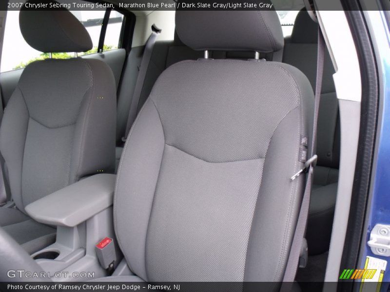 Marathon Blue Pearl / Dark Slate Gray/Light Slate Gray 2007 Chrysler Sebring Touring Sedan