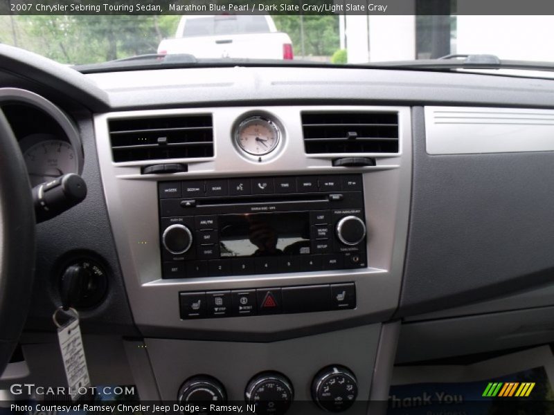 Marathon Blue Pearl / Dark Slate Gray/Light Slate Gray 2007 Chrysler Sebring Touring Sedan