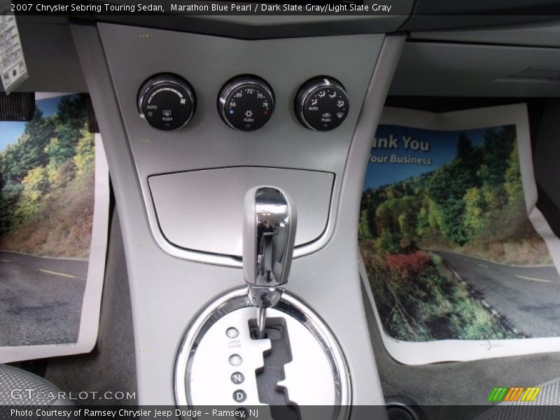 Marathon Blue Pearl / Dark Slate Gray/Light Slate Gray 2007 Chrysler Sebring Touring Sedan