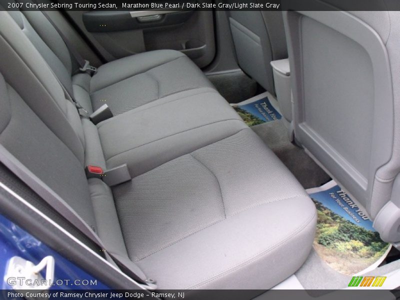 Marathon Blue Pearl / Dark Slate Gray/Light Slate Gray 2007 Chrysler Sebring Touring Sedan