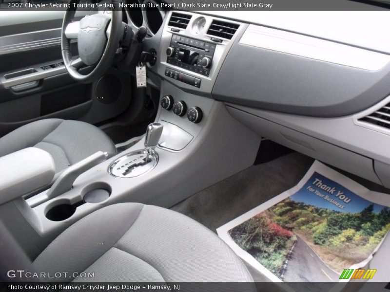 Marathon Blue Pearl / Dark Slate Gray/Light Slate Gray 2007 Chrysler Sebring Touring Sedan