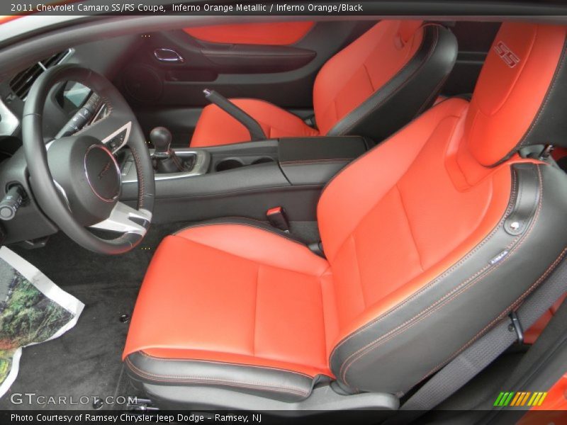  2011 Camaro SS/RS Coupe Inferno Orange/Black Interior