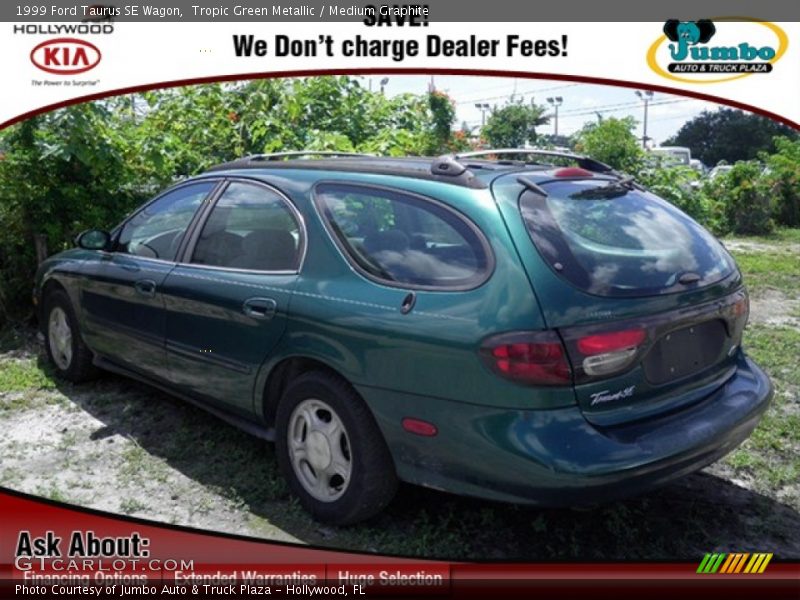 Tropic Green Metallic / Medium Graphite 1999 Ford Taurus SE Wagon