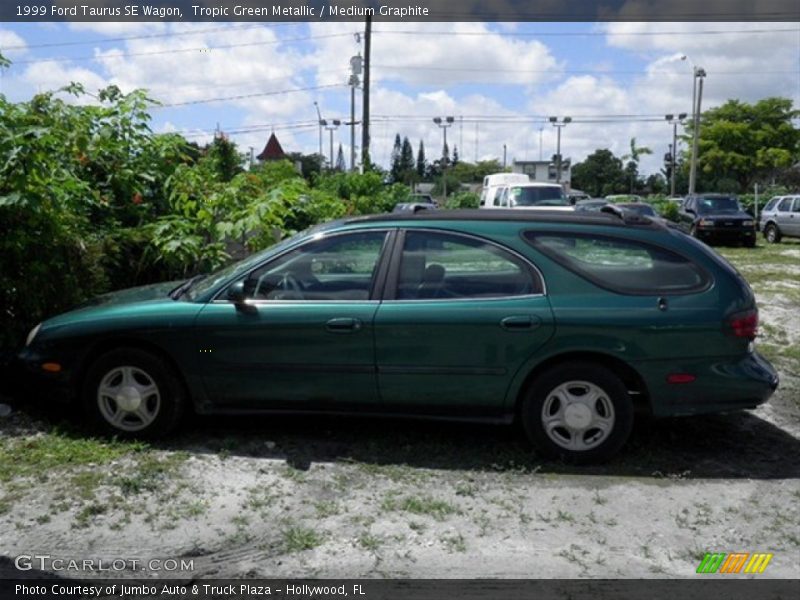 Tropic Green Metallic / Medium Graphite 1999 Ford Taurus SE Wagon