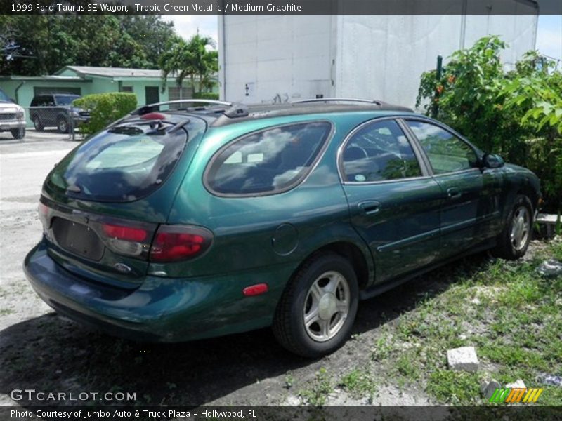 Tropic Green Metallic / Medium Graphite 1999 Ford Taurus SE Wagon