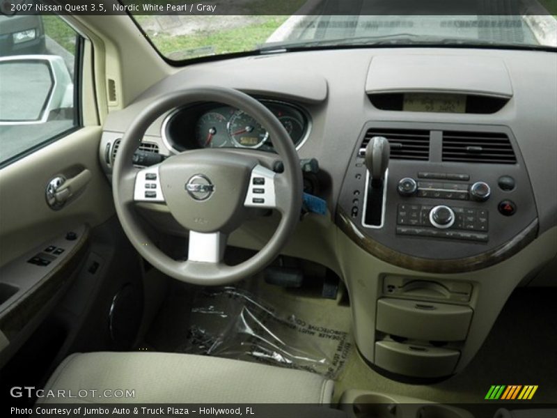 Nordic White Pearl / Gray 2007 Nissan Quest 3.5