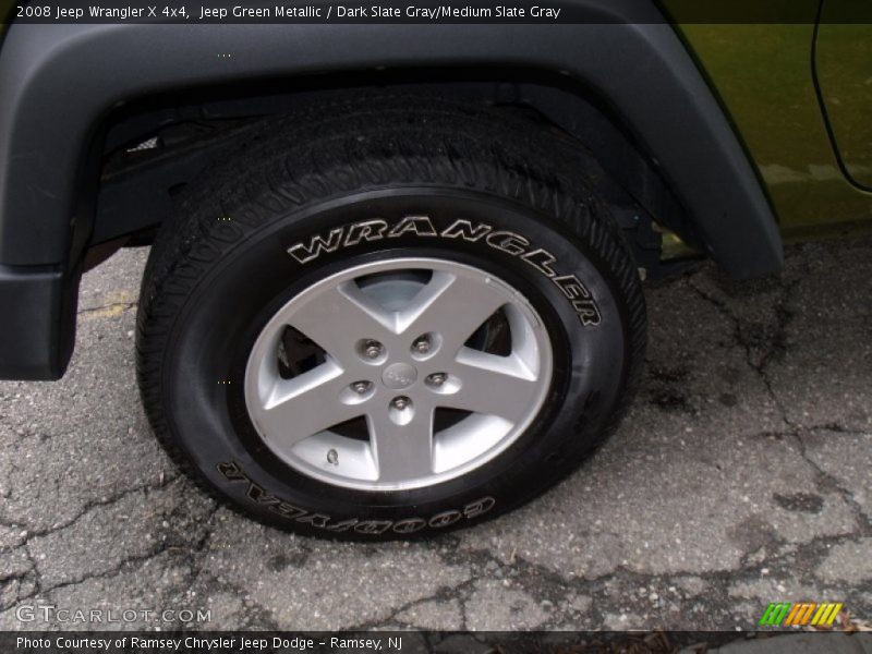 Jeep Green Metallic / Dark Slate Gray/Medium Slate Gray 2008 Jeep Wrangler X 4x4
