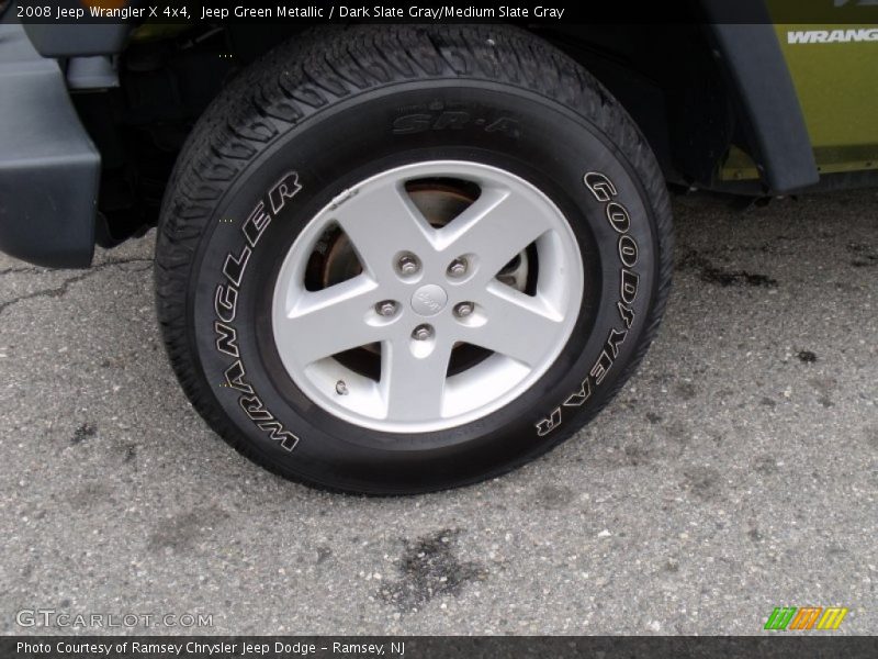 Jeep Green Metallic / Dark Slate Gray/Medium Slate Gray 2008 Jeep Wrangler X 4x4