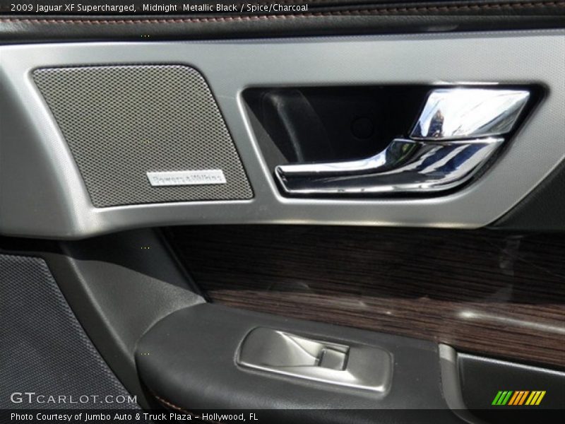 Midnight  Metallic Black / Spice/Charcoal 2009 Jaguar XF Supercharged
