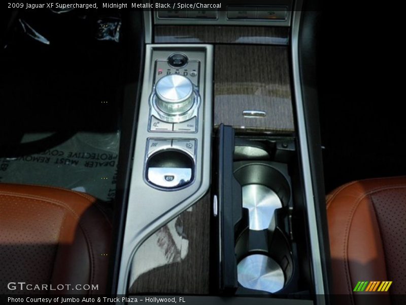 Midnight  Metallic Black / Spice/Charcoal 2009 Jaguar XF Supercharged
