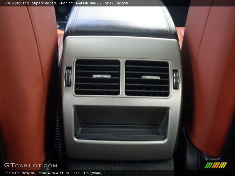 Midnight  Metallic Black / Spice/Charcoal 2009 Jaguar XF Supercharged