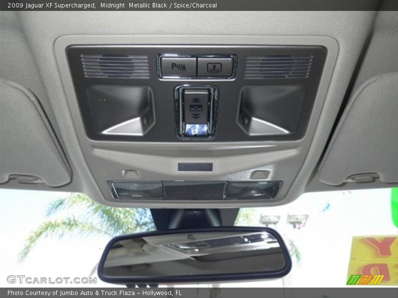 Midnight  Metallic Black / Spice/Charcoal 2009 Jaguar XF Supercharged