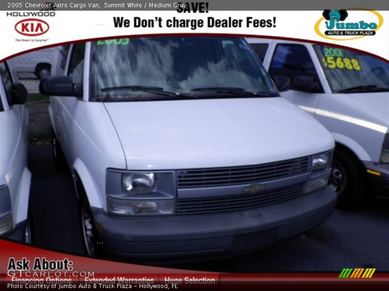 Summit White / Medium Gray 2005 Chevrolet Astro Cargo Van