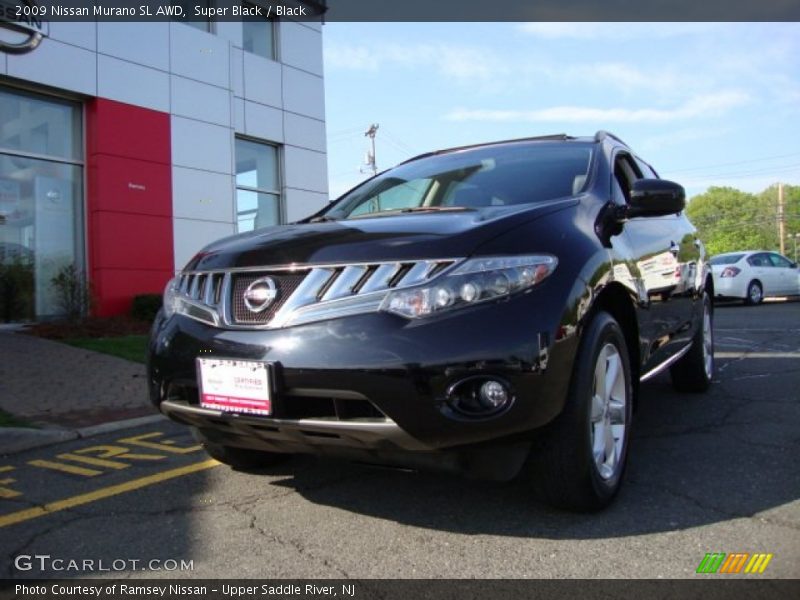 Super Black / Black 2009 Nissan Murano SL AWD