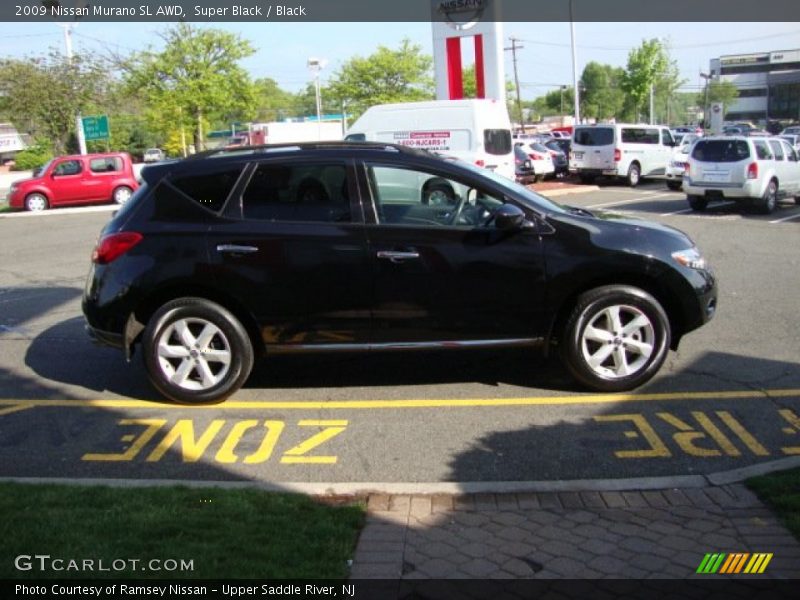 Super Black / Black 2009 Nissan Murano SL AWD