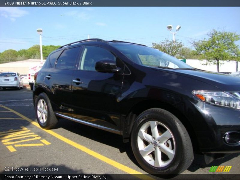 Super Black / Black 2009 Nissan Murano SL AWD