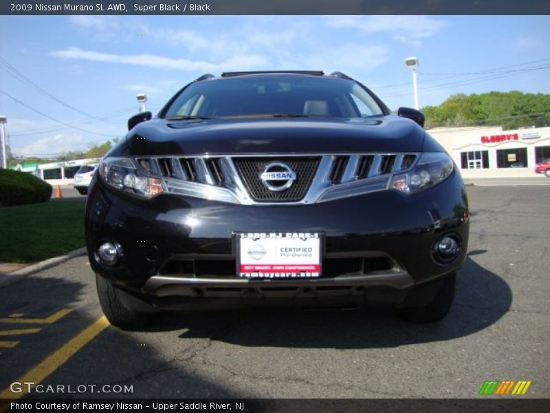 Super Black / Black 2009 Nissan Murano SL AWD