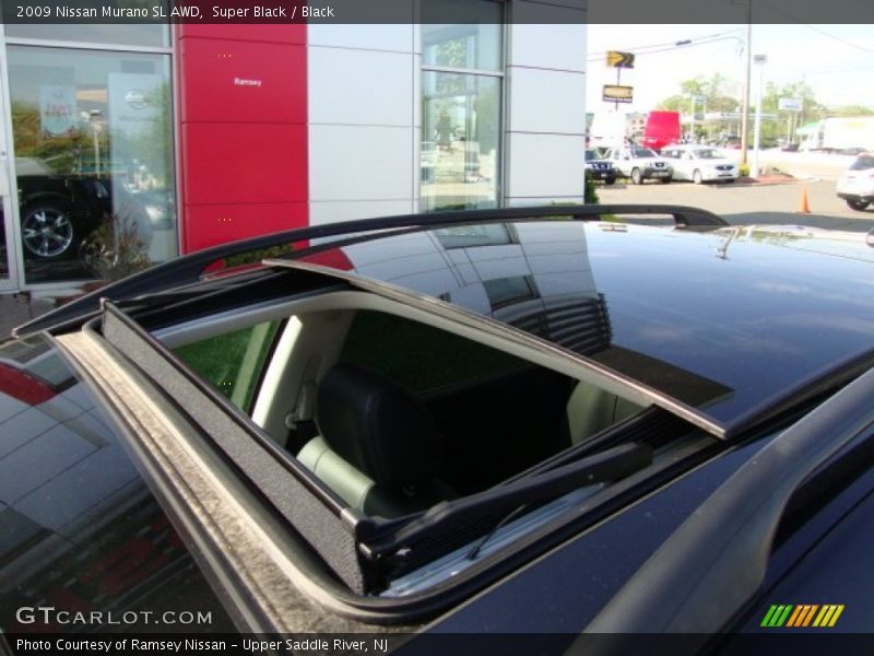 Super Black / Black 2009 Nissan Murano SL AWD