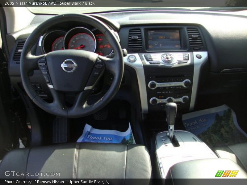 Super Black / Black 2009 Nissan Murano SL AWD
