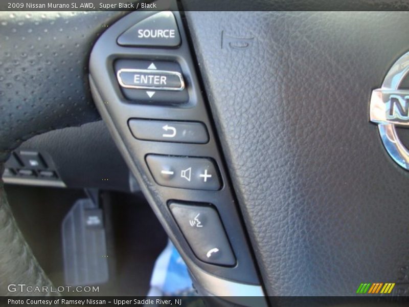 Super Black / Black 2009 Nissan Murano SL AWD