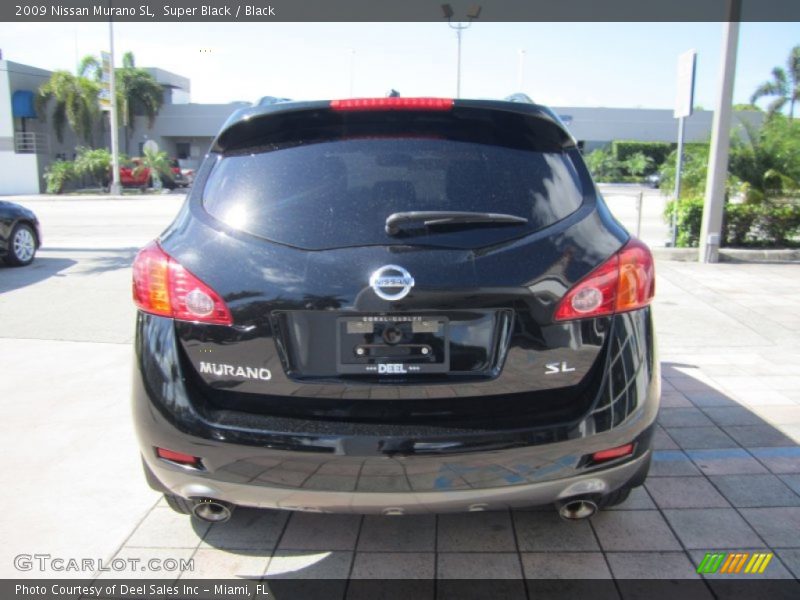 Super Black / Black 2009 Nissan Murano SL