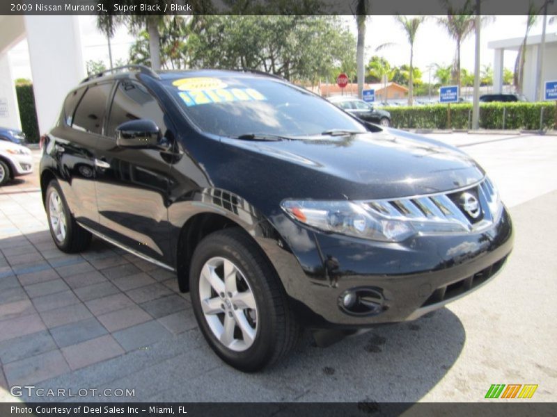 Super Black / Black 2009 Nissan Murano SL