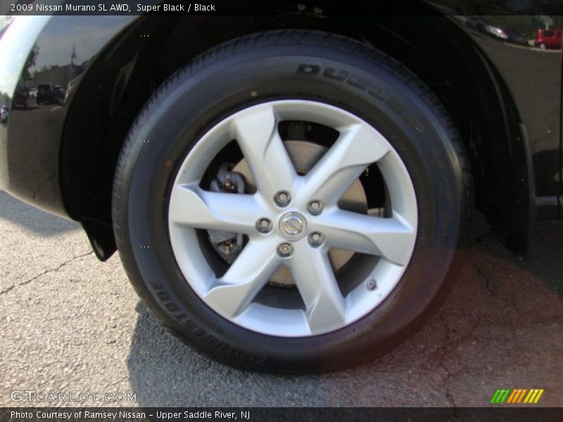Super Black / Black 2009 Nissan Murano SL AWD