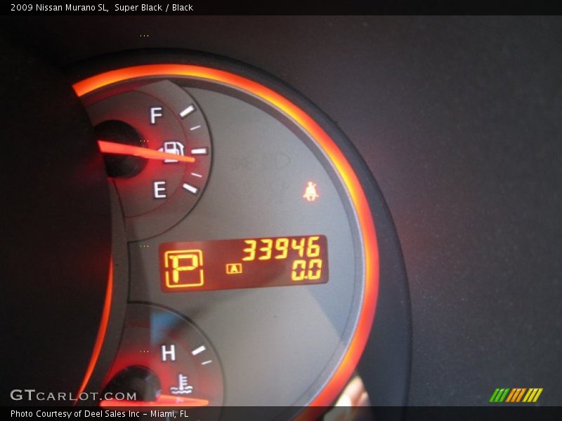 Super Black / Black 2009 Nissan Murano SL