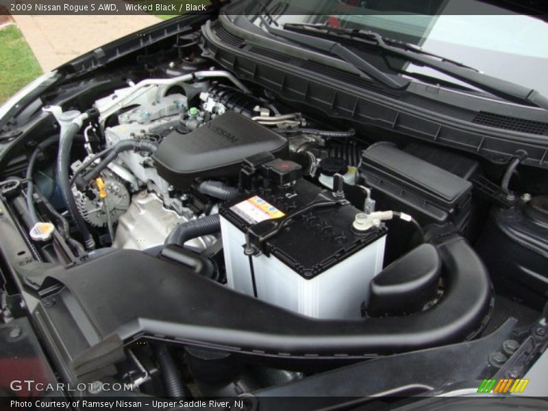 Wicked Black / Black 2009 Nissan Rogue S AWD