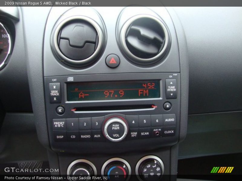 Wicked Black / Black 2009 Nissan Rogue S AWD