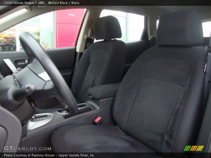 Wicked Black / Black 2009 Nissan Rogue S AWD
