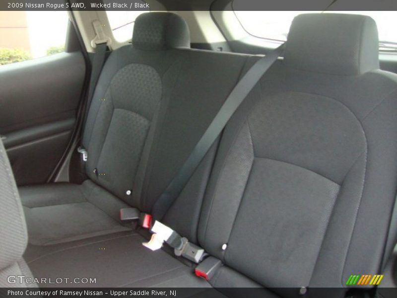 Wicked Black / Black 2009 Nissan Rogue S AWD